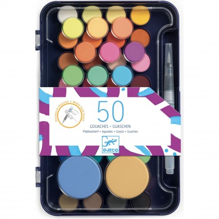 Les couleurs des grands Palette d'artiste - Djeco