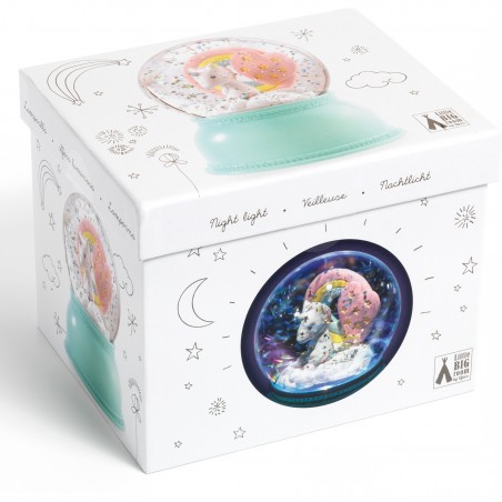 Veilleuse licorne - veilleuse boule à neige djeco - Djeco
