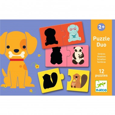 Puzzle duo Ombres - Puzzle éducatif pour enfant - Djeco