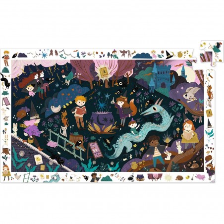 Puzzle Observation - Apprentis Sorciers - 54 Pièces - Jeux enfants - Djeco