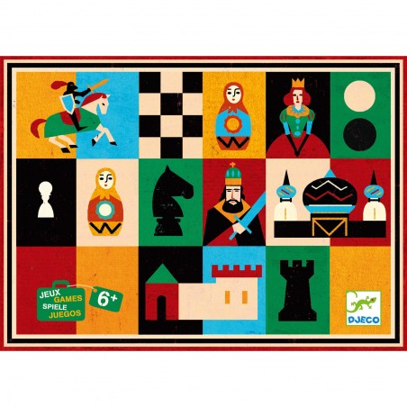 Jeu Echecs + Dames - Jeu de société - Djeco