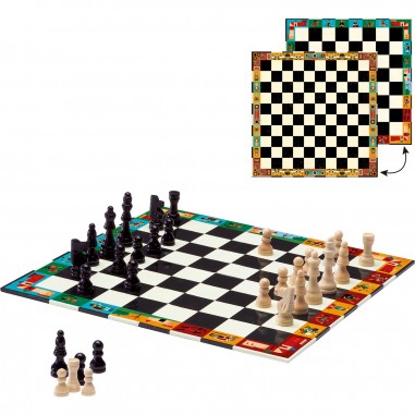 Jeu Echecs + Dames - Jeu de société - Djeco