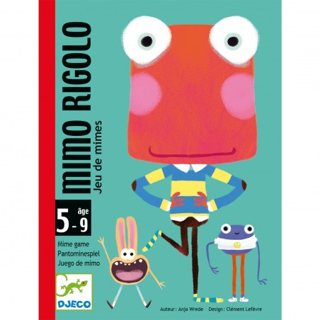 Mimo Rigolo - jeu de cartes et de mimes - Djeco
