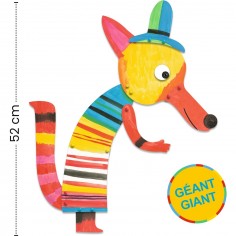Coffret de peinture : la famille renard - Djeco 2