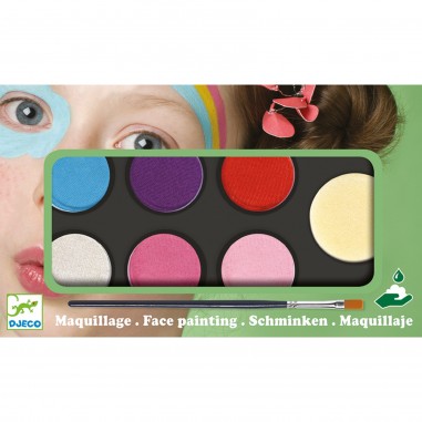 Maquillage palette 6 couleurs sweet - Djeco
