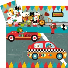 Puzzle - Le Bolide - 16 Pièces - Jeux enfants - Djeco 2