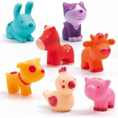 Coffret de figurines animaux de la ferme Troopo-farm - Djeco