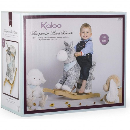 Jouet à bascule Cheval à bascule en bois l'âne régliss - Kaloo