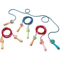 corde à sauter enfant,corde a sauter reglable pour garçons et filles 3-12  ans, jeu scolaire activité de plein air des exercices de
