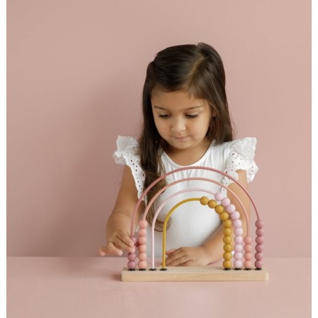 Boulier Arc-Ciel pink - Little Dutch