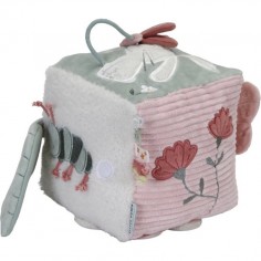 Cube d'activités en tissu - Fleurs et papillons - Little Dutch 2
