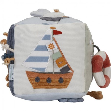 Cube d'activités en tissu - Baie des marins - Little Dutch