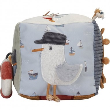 Cube d'activités en tissu - Baie des marins - Little Dutch