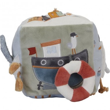 Cube d'activités en tissu - Baie des marins - Little Dutch