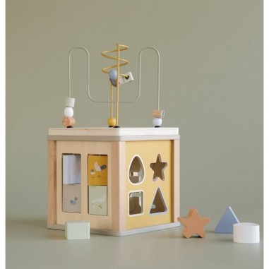 Cube d'activités en bois Little Goose - Little Dutch