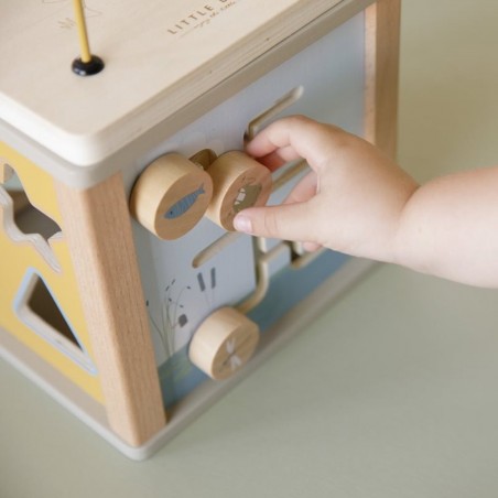 Cube d'activités en bois Little Goose - Little Dutch
