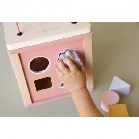 Cube d'activités en bois Wild Flowers - Little Dutch