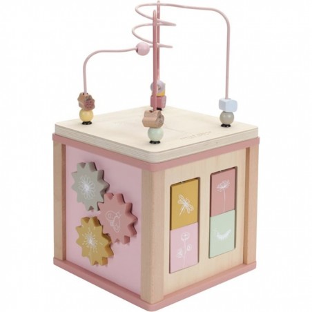 Cube d'activités en bois Wild Flowers - Little Dutch