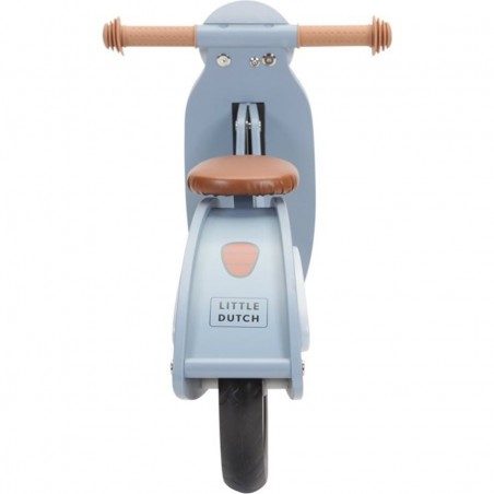 Draisienne Scooter en bois pour enfant Bleu - Little Dutch