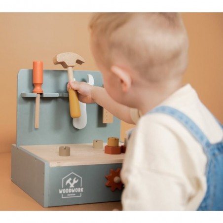 Mini établi en bois pour enfant - Little Dutch
