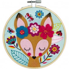 Activités manuelles pour enfant - Tambour faon à décorer et à broder - Janod 2