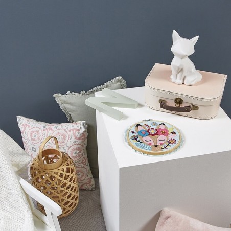 Activités manuelles pour enfant - Tambour faon à décorer et à broder - Janod