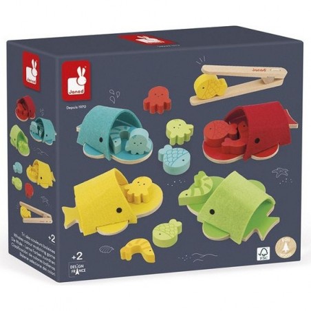 Tri des couleurs - Jouet éveil enfant, jouet en bois - Janod