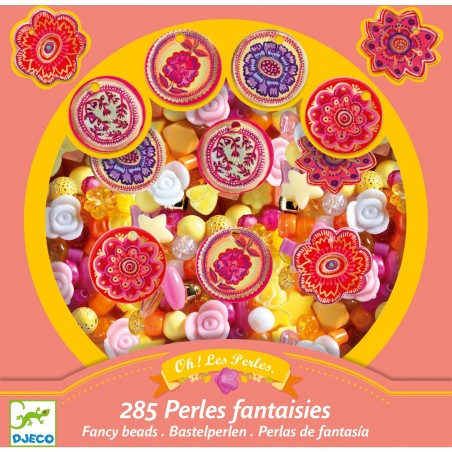 Perles Fantaisies Fleurs Loisir Créatif Enfant - Djeco