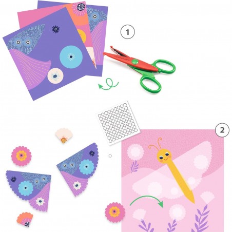 Collages pour les petits Découper en crans - Djeco