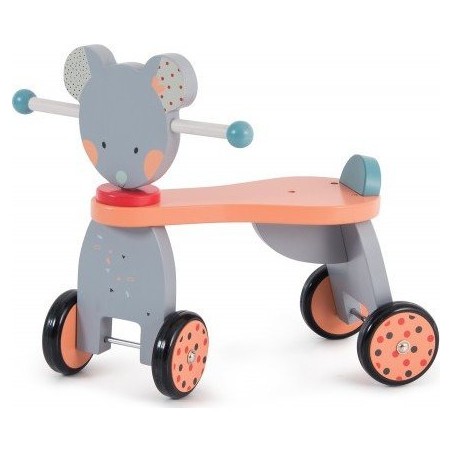 Porteur en bois Souris Les Jolis Trop Beaux Moulin Roty