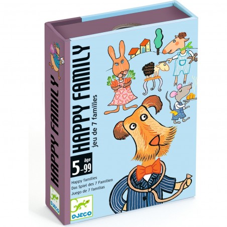 Jeux de Cartes - Happy Family - Jeu de société - Djeco
