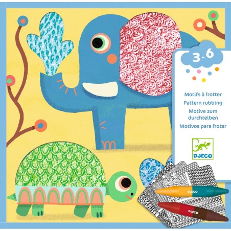 Motifs à frotter les amis de Magali - Djeco