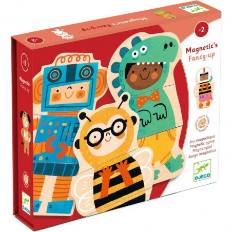 Jeu magnétique Fancy- Magnets en bois - Djeco