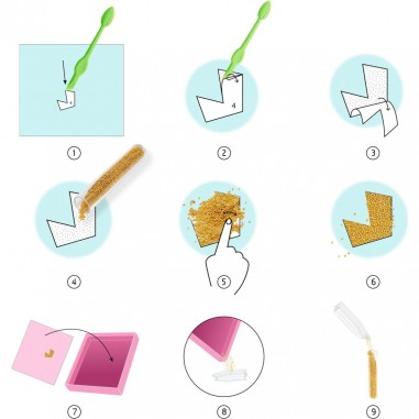 Artistic Beads Toisons de fleurs Microbilles - Djeco