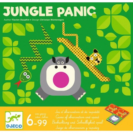 Jungle Panic - jeu d'observation et de rapidité - Djeco