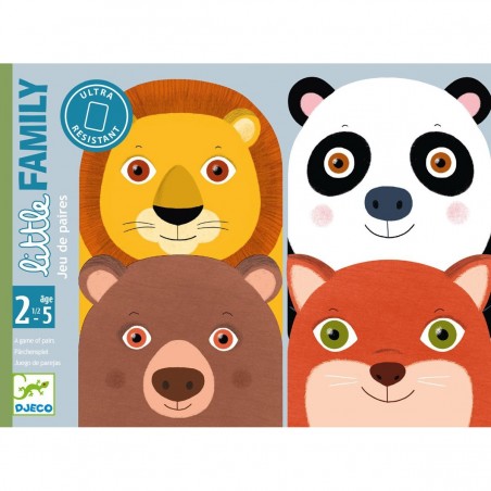 Jeu de cartes Little Family - jeu de paires - Djeco