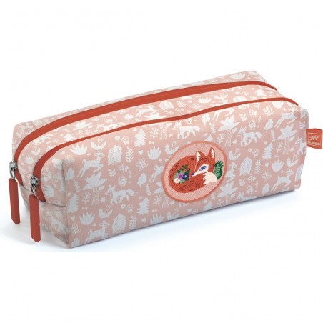 Trousse à compartiment renard - Djeco