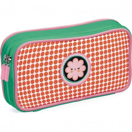 Trousse à compartiment fleur - Djeco