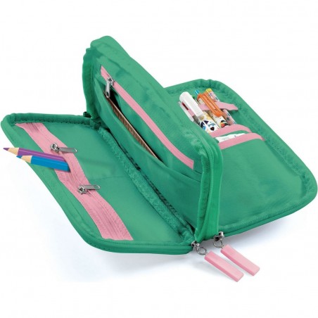 Trousse à compartiment fleur - Djeco