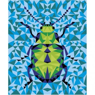 Peinture au numéro insectes Mysterix - Activité créative - Janod