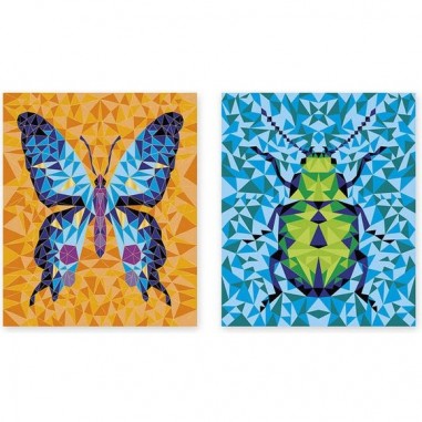 Peinture au numéro insectes Mysterix - Activité créative - Janod