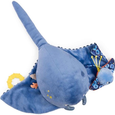 Grande raie - Peluche d'activités bébé Les aventures de Paulie - Moulin Roty
