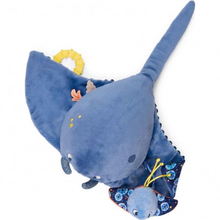 Grande raie - Peluche d'activités bébé Les aventures de Paulie - Moulin Roty