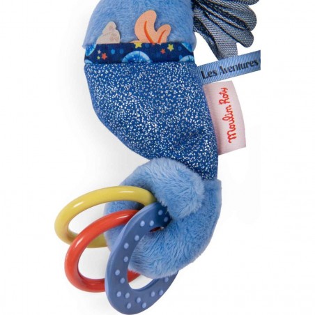 Hippocampe peluche d'activités - Les aventures de Paulie - Moulin Roty