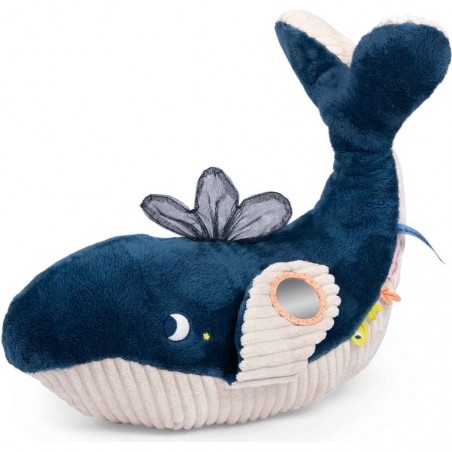 Grande Peluche baleine 54 cm - Les aventures de Paulie - Moulin Roty