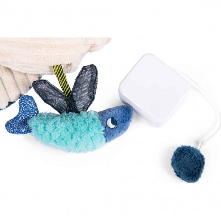 Grande Peluche musicale baleine - Les Aventures de Paulie - Moulin Roty
