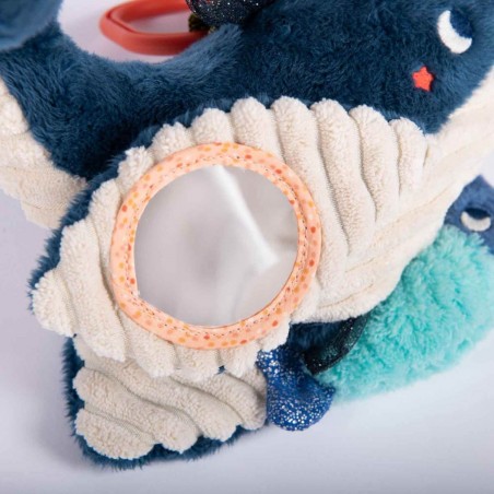 Grande Peluche musicale baleine - Les Aventures de Paulie - Moulin Roty