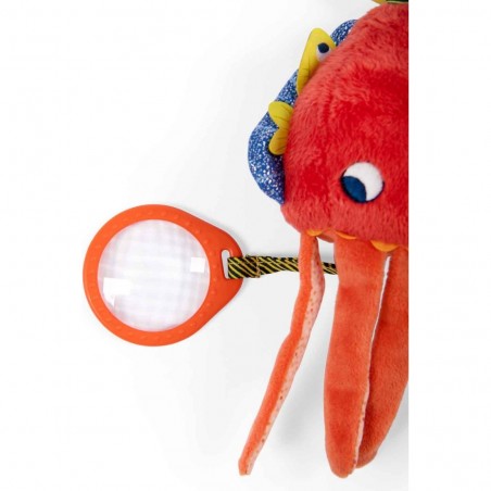 Peluche Calamar - Seiche d'activités - Les aventures de Paulie