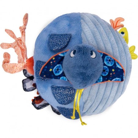 Balle souple d'activités Bleu Océan - Les aventures de Paulie - Moulin Roty