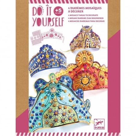 Enchanteresses Diadèmes mosaïques à décorer - Do it Yourself - Djeco